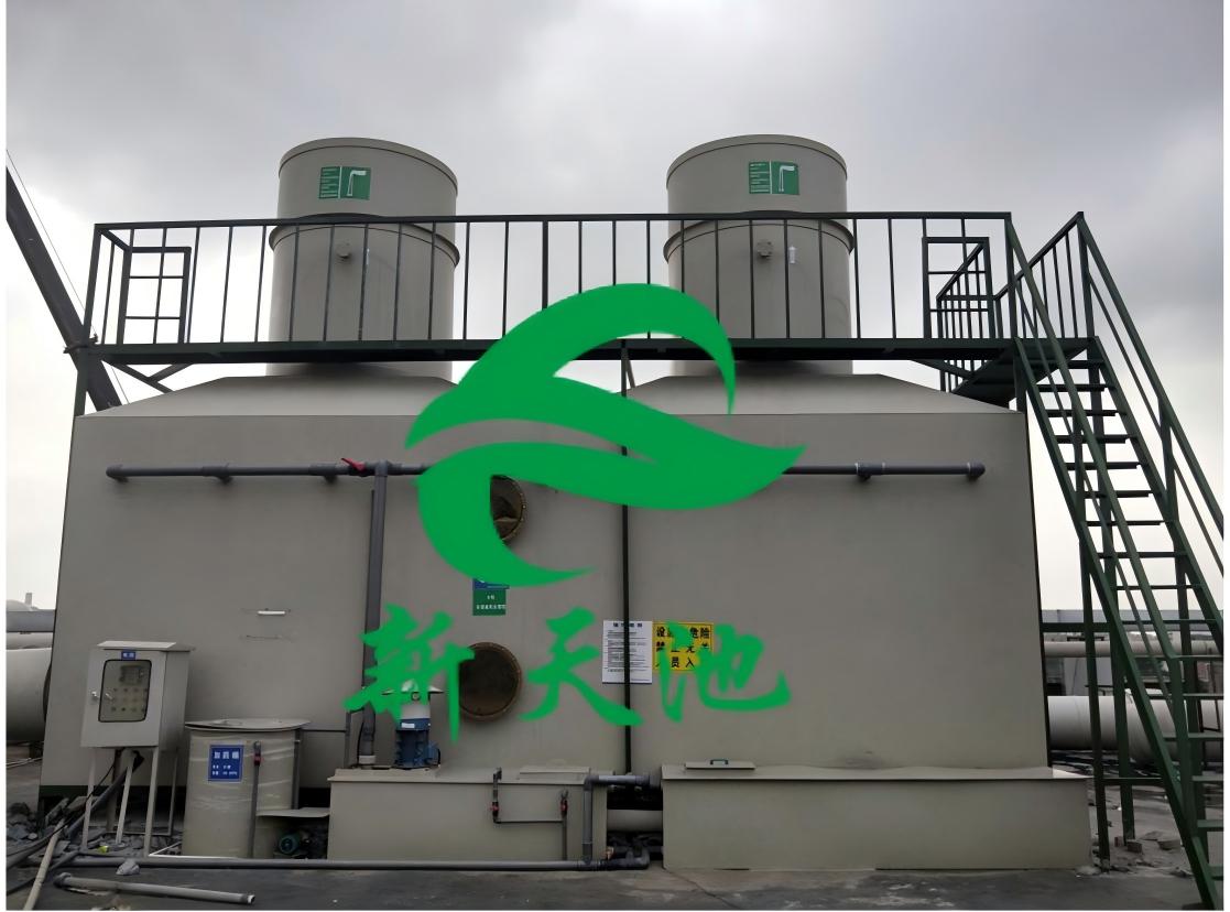 中山市某五金電鍍公司酸堿廢氣綜合治理工程